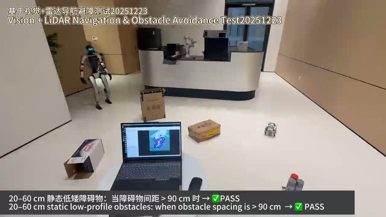 Vision and LiDAR navigation test material