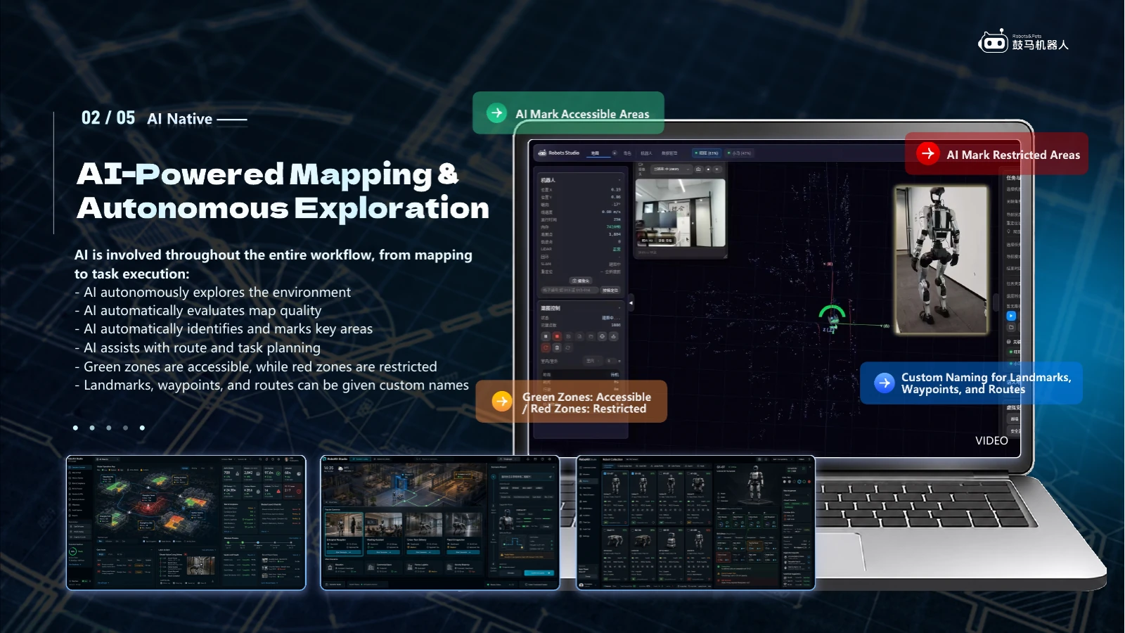 Robot Studio mapping and job planning material